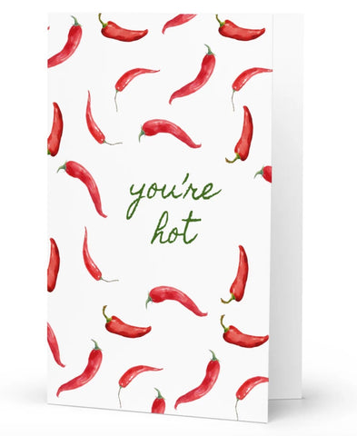 Chili Pepper Hot Card