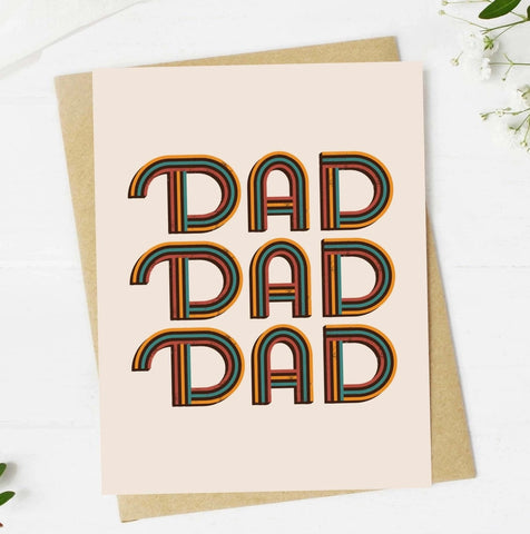 Dad Dad Dad Card