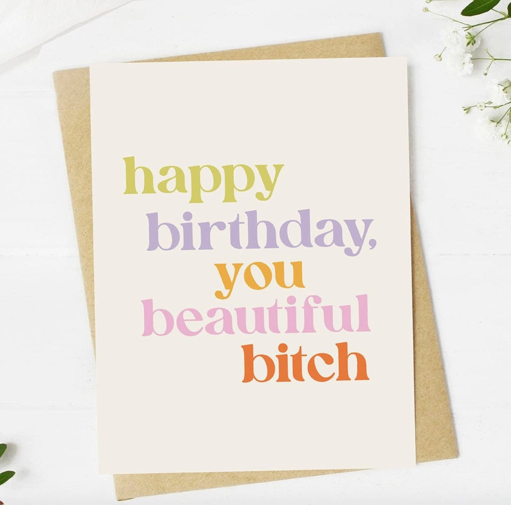 Birthday Beautiful B Card