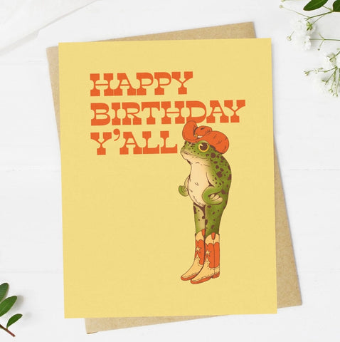 Frog Y'all Card
