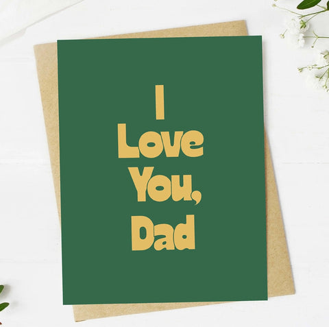 Love You Dad Card