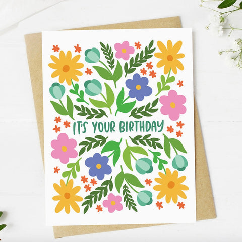 Birthday Floral Card