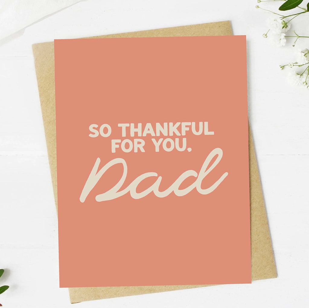 Thankful For Dad Card