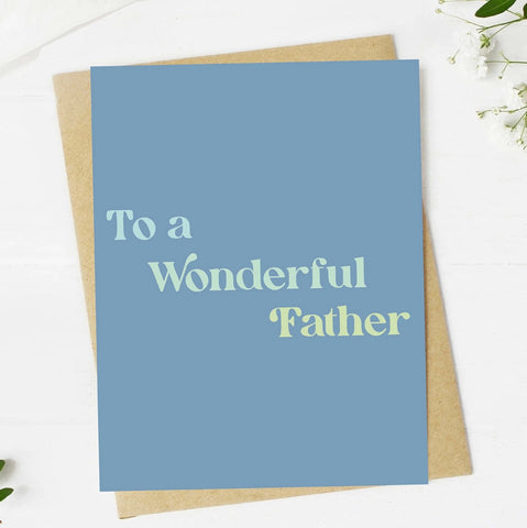 Wonderful Father Card