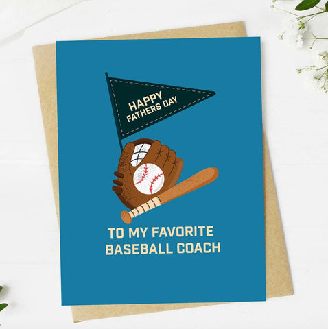 Baseball Coach Card