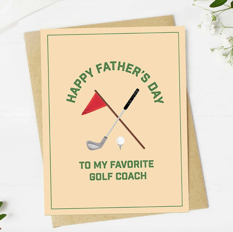Golf Coach Card