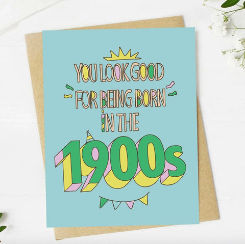 Born In 1900s Card