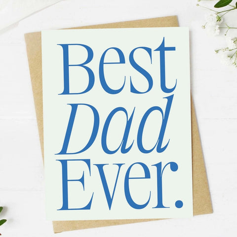 Dad Best Ever Card