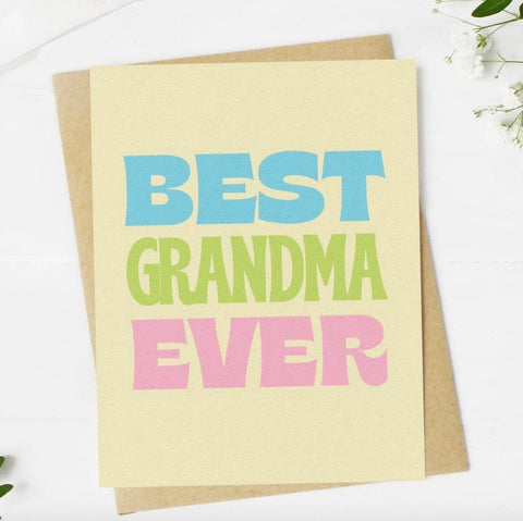 Best Grandma Ever Card