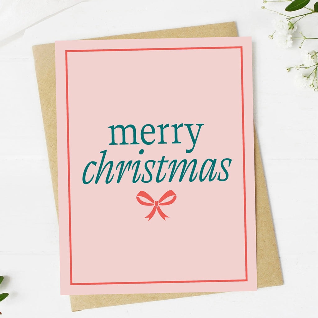Christmas Bow Card