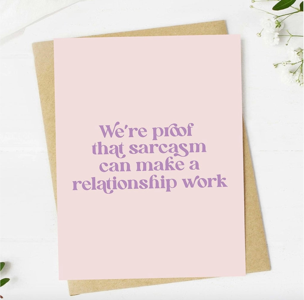 Sarcasm Relationship Card