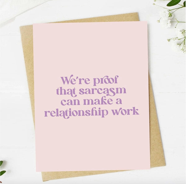 Sarcasm Relationship Card