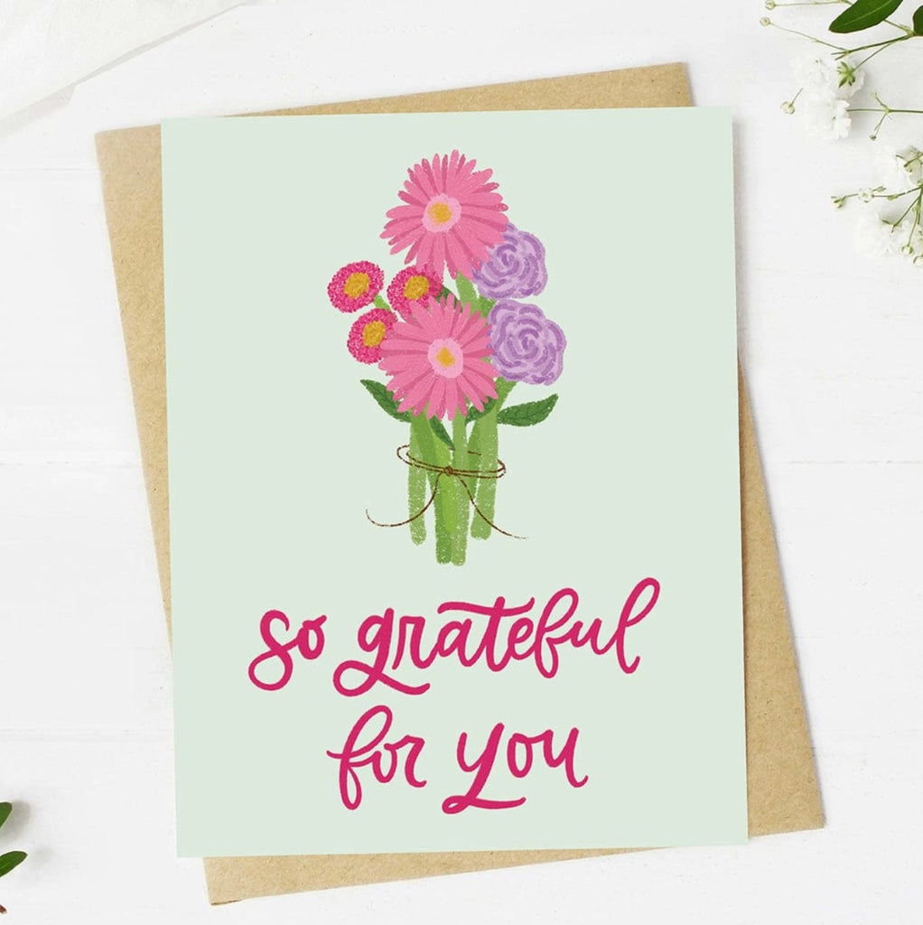 Grateful Flowers Card