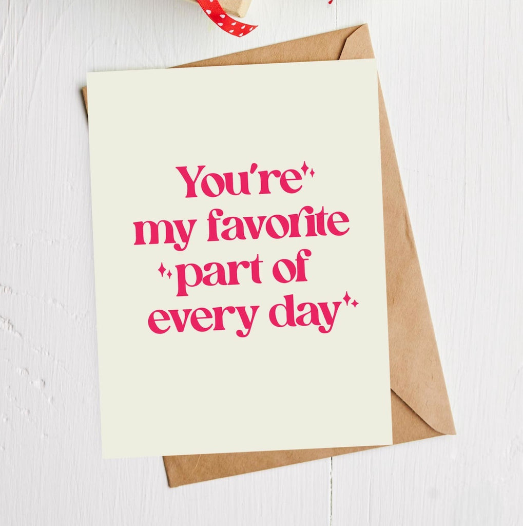 Favorite Part Card