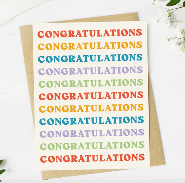 Congratulations Again Card