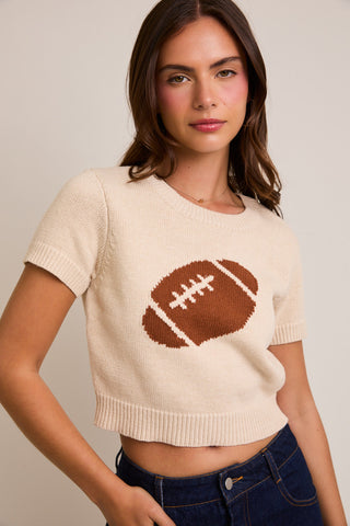 Football Sweater Top