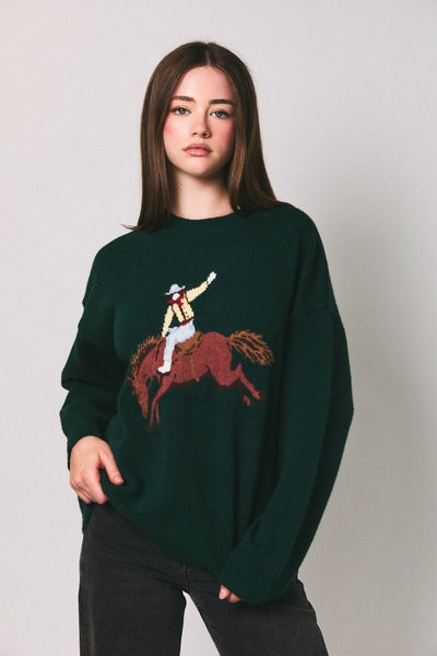 Bronc Rider Sweater