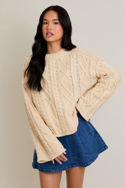 Kayla Cable Knit Sweater