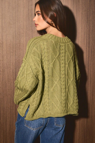 Kayla Cable Knit Sweater