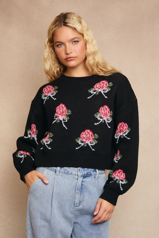 Roses Are Red Sweater