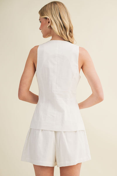 Tailored Vest Top