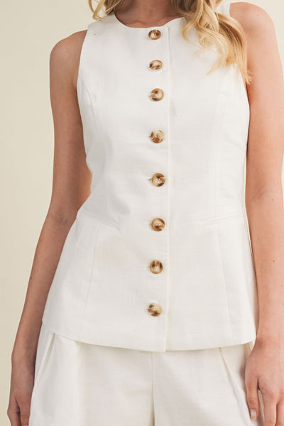 Tailored Vest Top