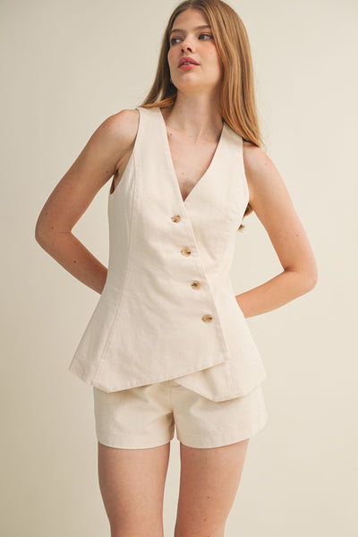 Asymmetric Vest Top