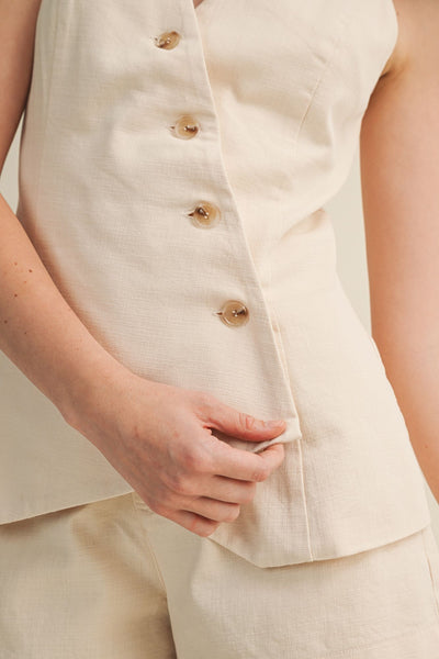 Asymmetric Vest Top