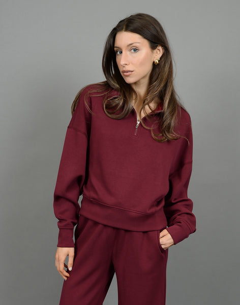 Tessa Half Zip Sweater