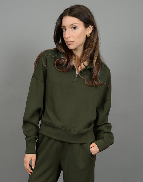 Tessa Half Zip Sweater