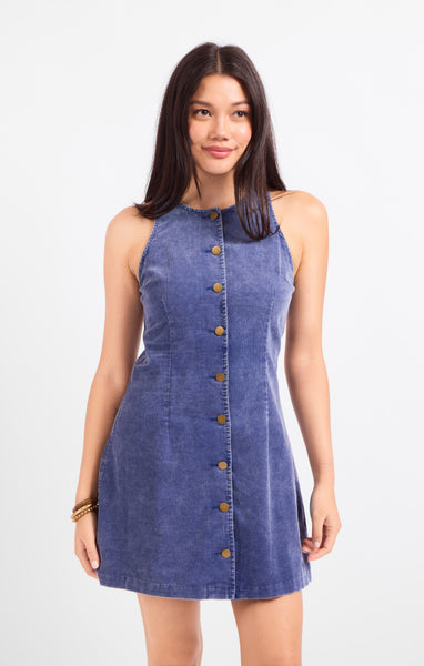 Washed Corduroy Dress