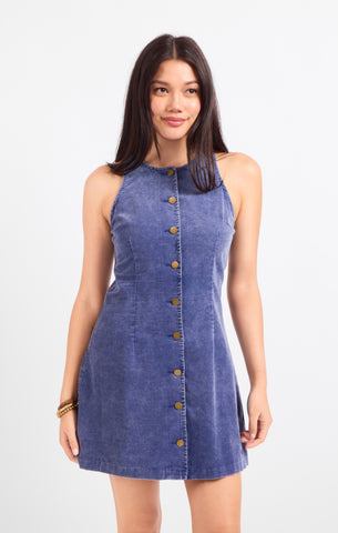 Washed Corduroy Dress