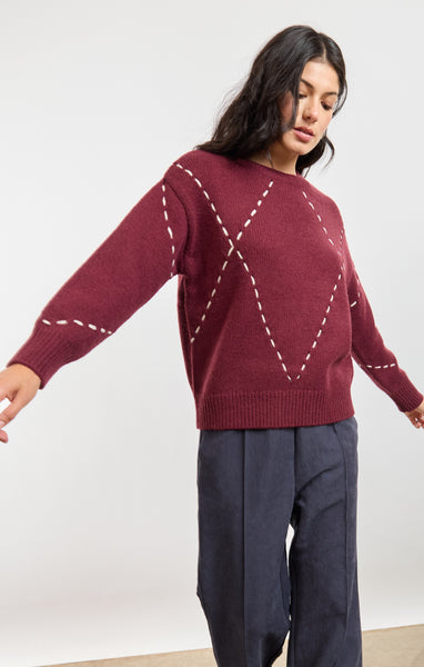 Pass The Merlot Sweater