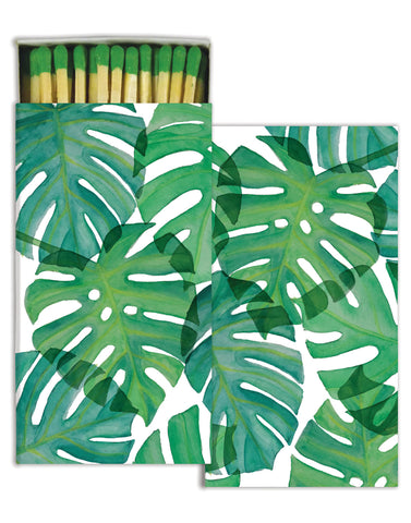 Monstera Leaf Match Box