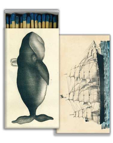 Whale Ship Match Box