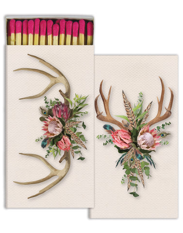 Bohemian Antlers Match Box