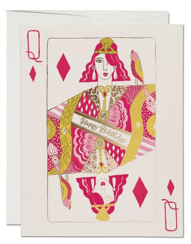 Queen of Diamonds Card