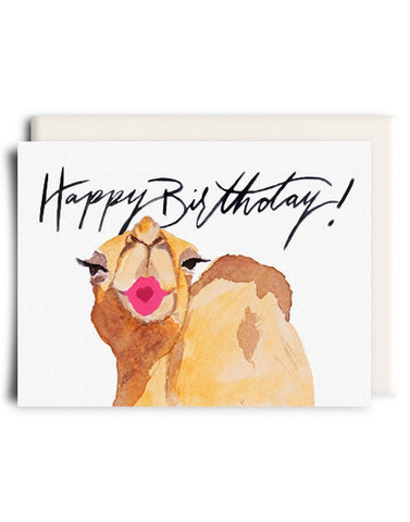 Birthday Camel Card