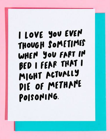 Methane Poisoning Card