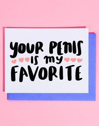 Favorite Penis Card