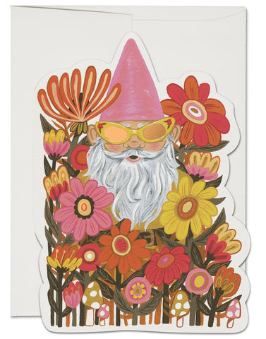 Flower Gnome Card
