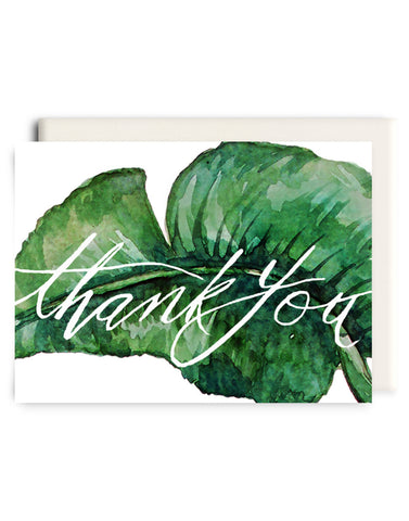 Thank You Palm Card