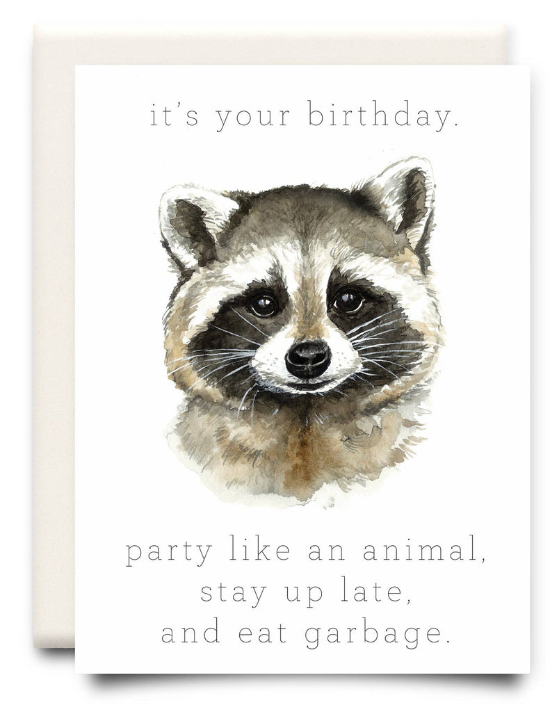 Party Like An Animal Card