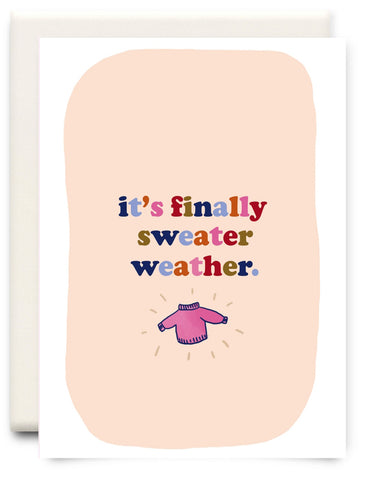 Sweater Weather Card