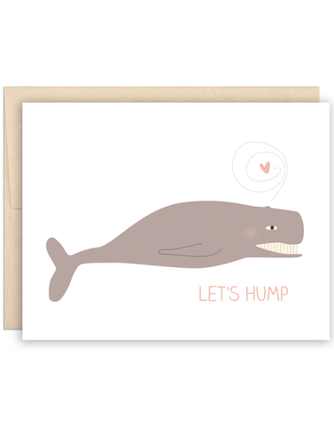 Hump Whale Card