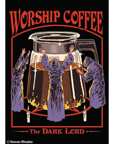 Worship Coffee Magnet