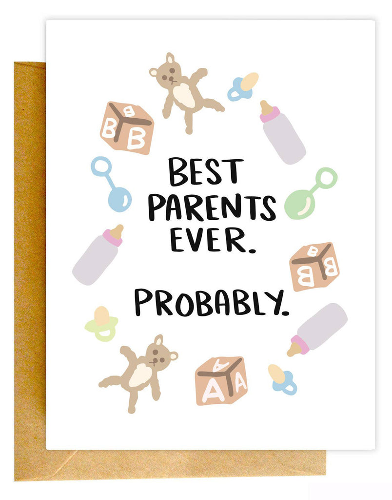 Probably Best Parents Card