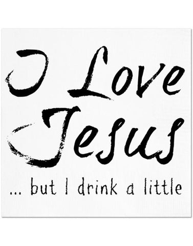 Jesus Drinks Napkins