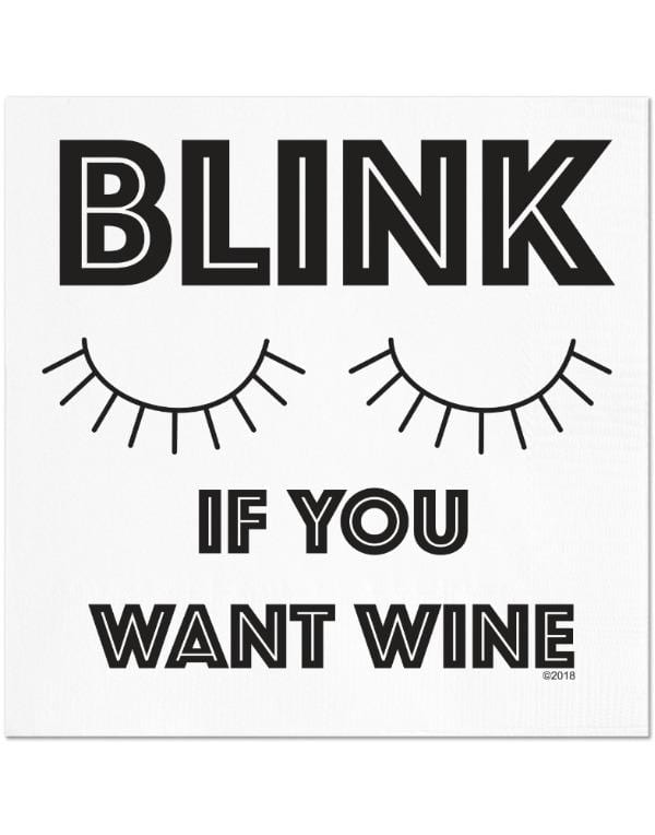 Blink Wine Napkins