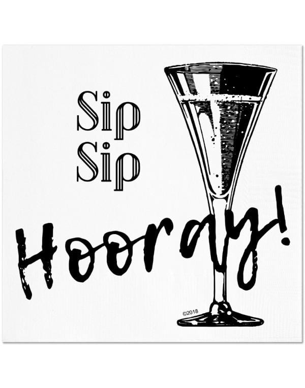Sip Sip Hooray Napkins